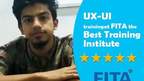 UI/UX Course in Chennai |  FITA Academy Student testimonial | UX UI Designer Tamil #UIUXdesign