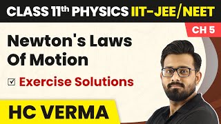 Newton's Laws Of Motion - Exercise Solutions | Physics HC Verma Class 11 Chapter 5 | IIT-JEE/NEET screenshot 4