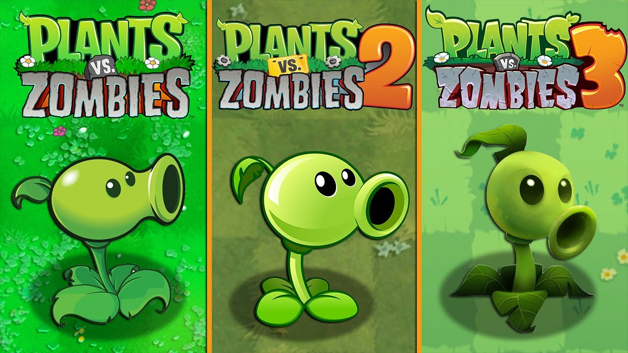 Pvz vs Pvz2 vs Pvz3 - Plants vs Zombies vs Plants vs Zombies 2 vs Plants vs  Zombies 3 