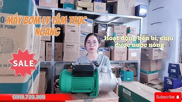 Máy bơm trục ngang đa tầng cánh Maro MH803 1.5HP 220V