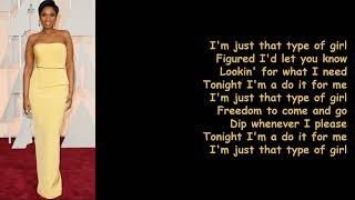 Just That Type of Girl by Jennifer Hudson (Lyrics)