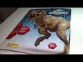 Клеим наклейки в журнал Jurassic World  от Panini