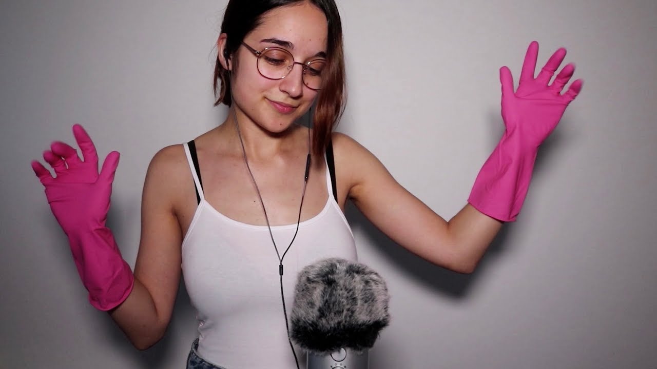 [ASMR] Rubber Gloves & Hand Movements YouTube