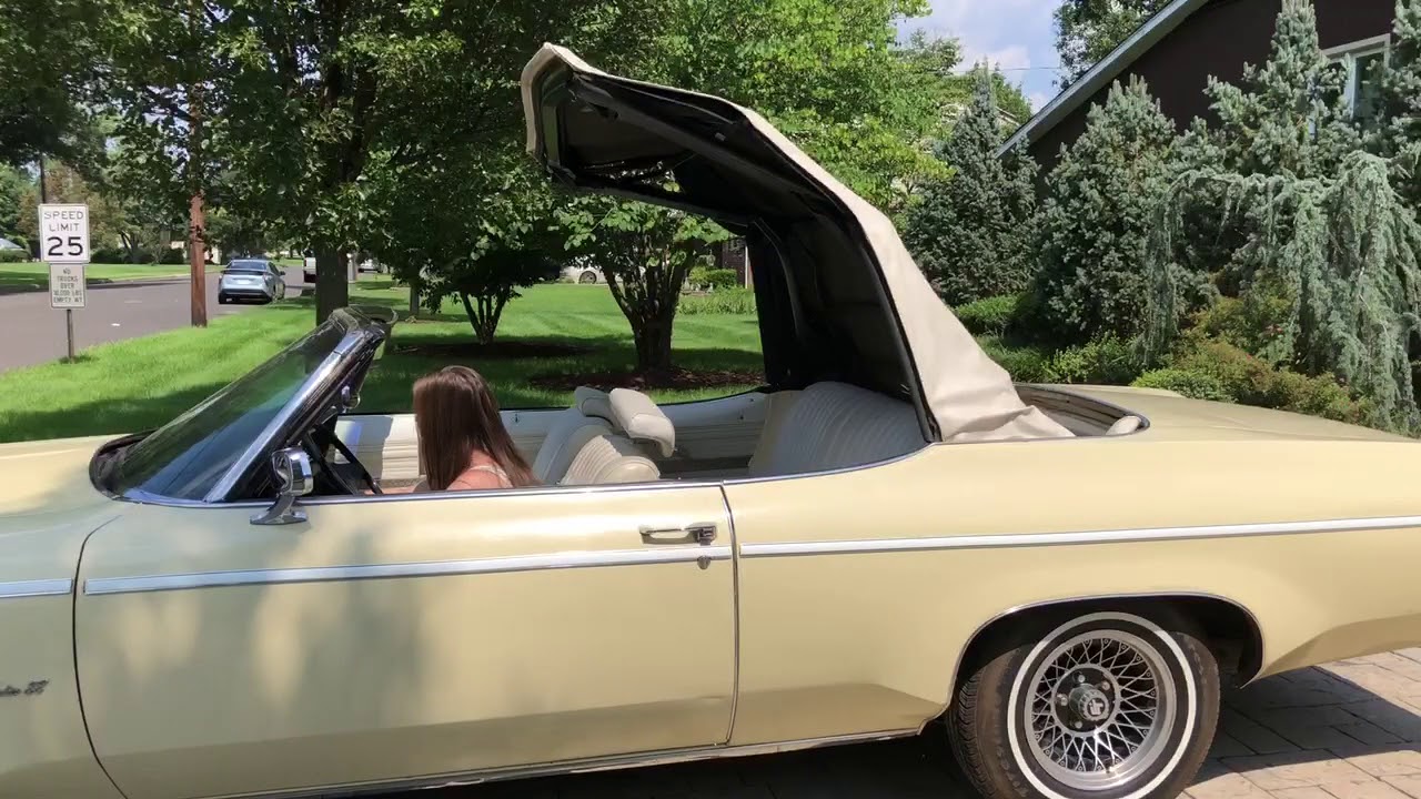 1974 Oldsmobile Delta 88 Royale Convertible Top Operation