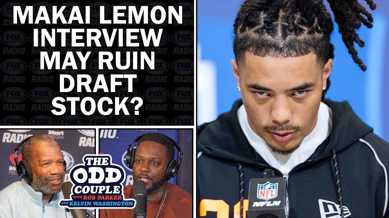 Did Makai Lemon Blow His Draft Stock with This Awkward Interview? | THE ODD COUPLE