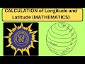 How To Calculate Longitude And Latitude In GCE Mathematics WAEC 2026 Maths Solving Questions 