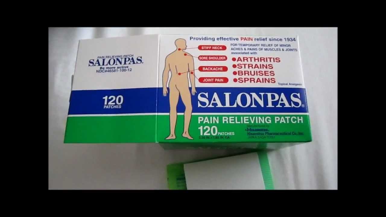 Salonpas Pain Relieving Patch Youtube