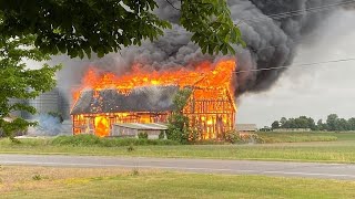 Fire destroys several buildings in Frankenmuth