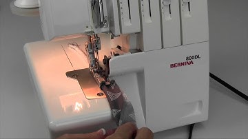 Bernina 800DL Serger 37 Piping with the Multipurpose Foot