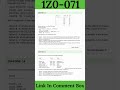 1Z0-071 sample Questions | Oracle Database 12c SQL Exam | Free Questions