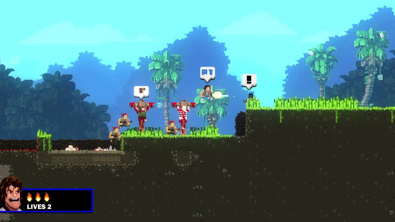 Broforce Ripley vs Xenomorphs