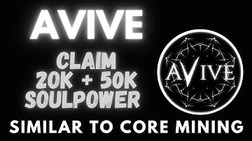 Avive Mining | New Update | Claim 70k Mining power | App Launched on playstore. #avive #crypto #btc