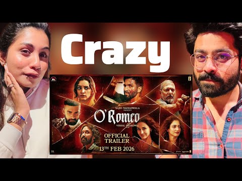 O'Romeo Official Trailer Reaction | Sajid N | Vishal B | Shahid K | Triptii D | Nana P | Avinash T