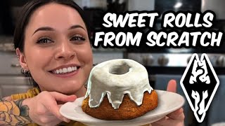 Making Skyrim Sweet Rolls From Scratch!