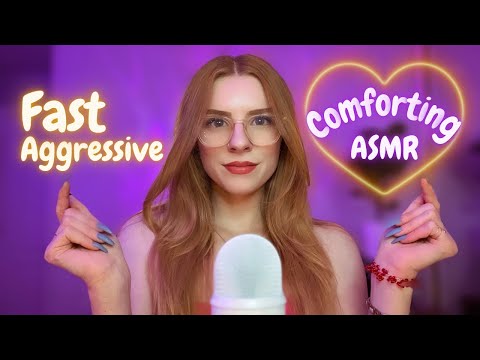 ASMR | Comforting Fast and Aggressive Triggers for Anxiety & ADHD *TINGLY*