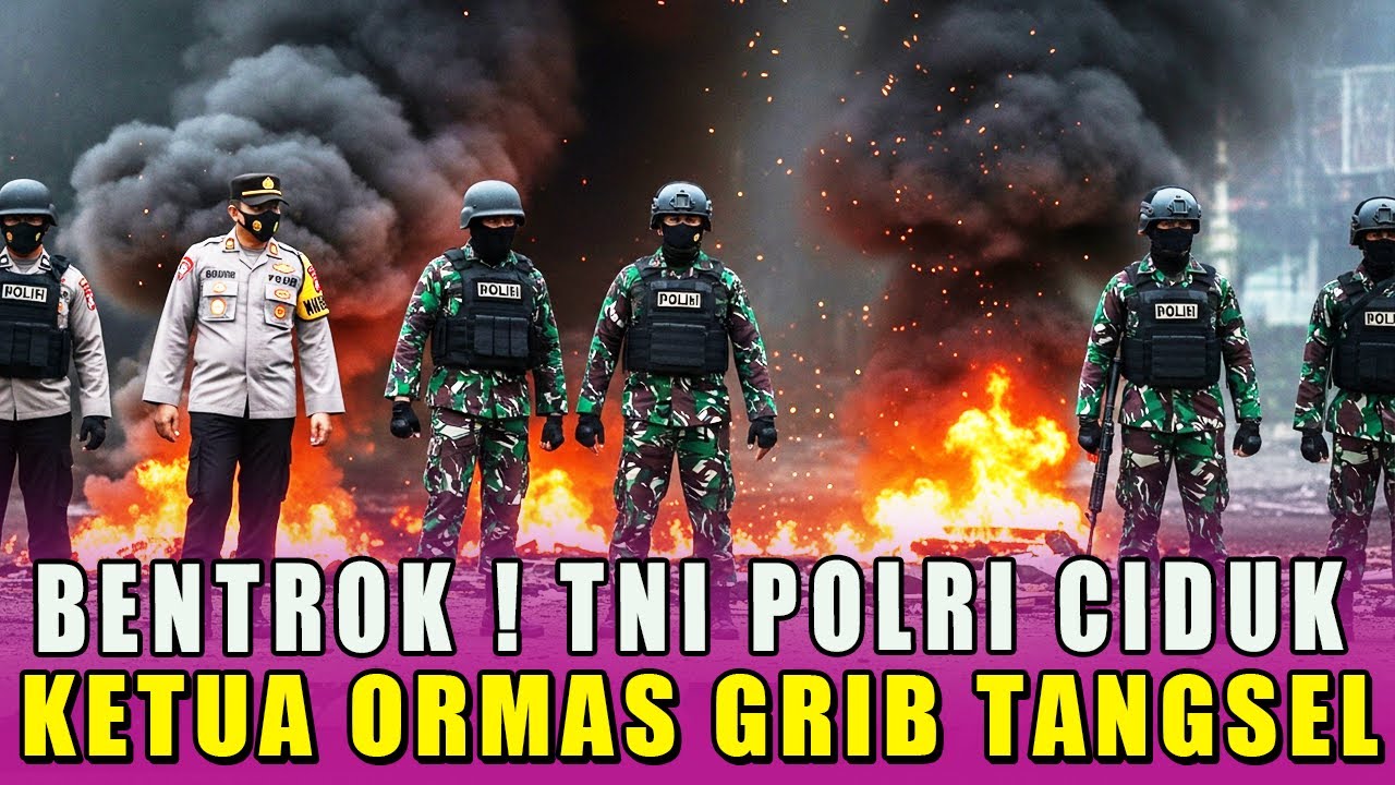 TEGANG❗DETIK DETIK PENANGKAPAN KETUA ORMAS GRIB BERJAYA TANGGERANG SELATAN OLEH KOPASSUS DAN POLISI.