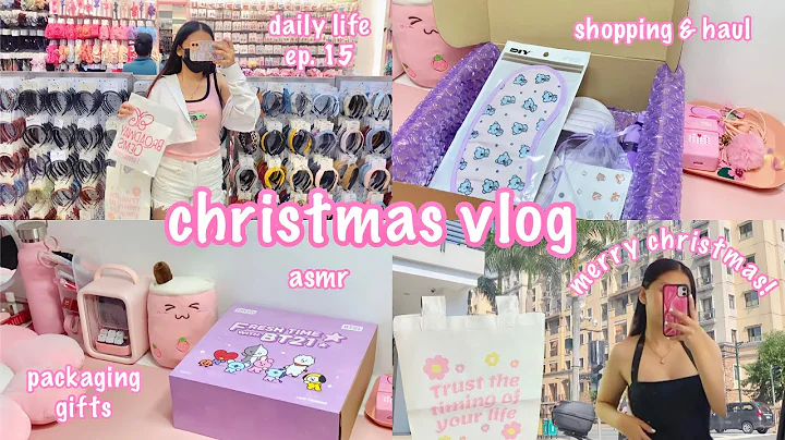 daily life ep.15: asmr packaging christmas gifts, ...