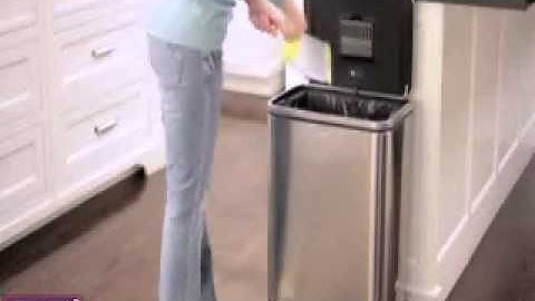 Simplehuman 40 Litre Brushed Stainless Steel Rectangular Automatic Sensor Kitchen Bin