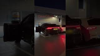 Audi RSQ8 Downpipes at Night. #AudiRS #Autoverhuur