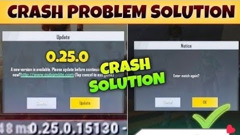 😱 Pubg Lite Crash Problem Fix 💯% 0.25.0 ||  Pubg Mobile Lite Crash Problem Fix All Android Version