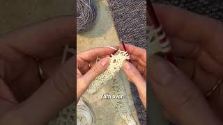 Easy knitted lace pattern for your next Sophie scarf