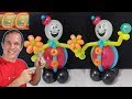 como hacer un payaso con globos - globoflexia facil - figuras con globos