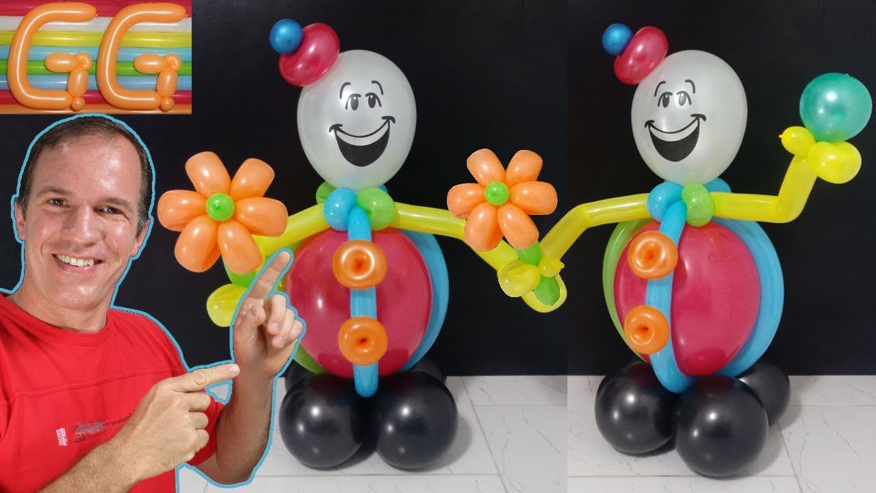 balloon decoration - balloon clown - YouTube