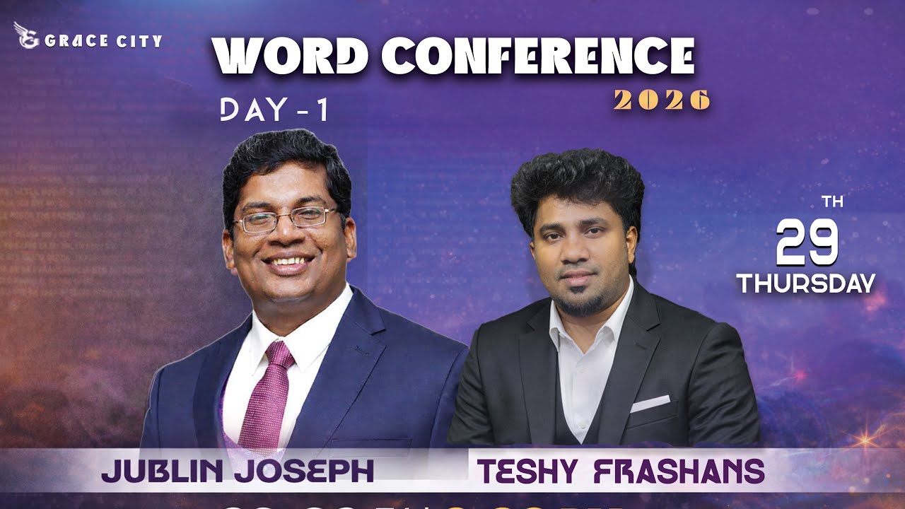 Word Conference -Day 1 (29.01.2026) Br Jublin Joseph & Ps Teshy Frashans Ministering