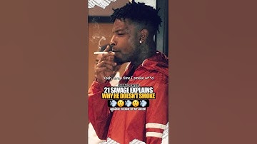 21 Savage | Why he won’t smoke ZaZa 😲💨💯 #21savage #hiphop #rap