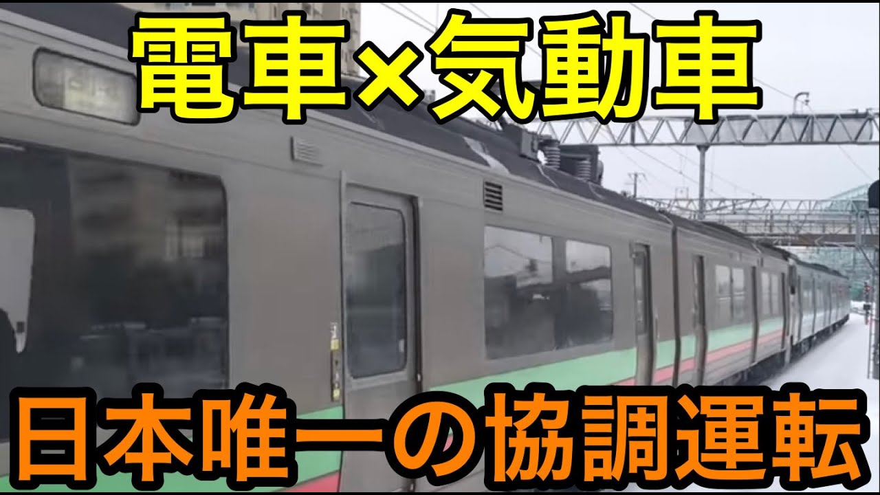 【電車×気動車の協調運転⁉︎】日本で唯一のヤバい運用に乗ってきた