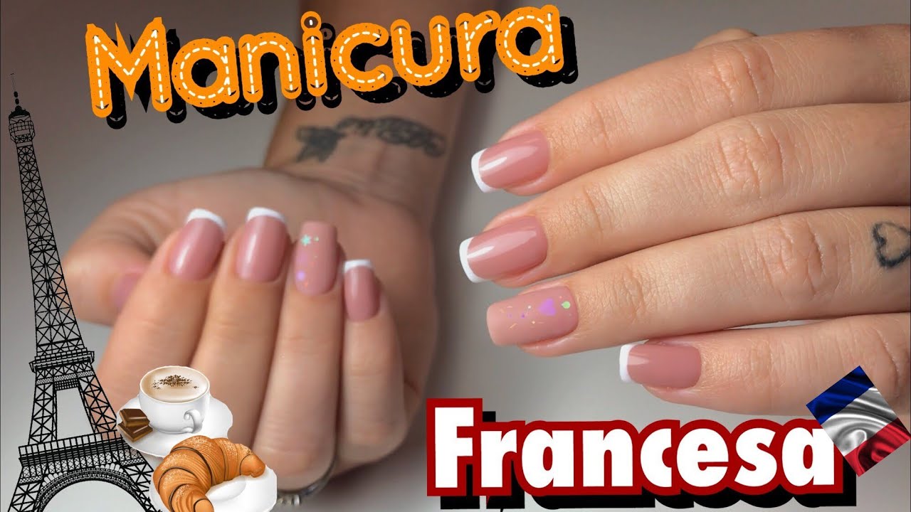 Manicura francesa | manicura con fresa | decoración popular 2018