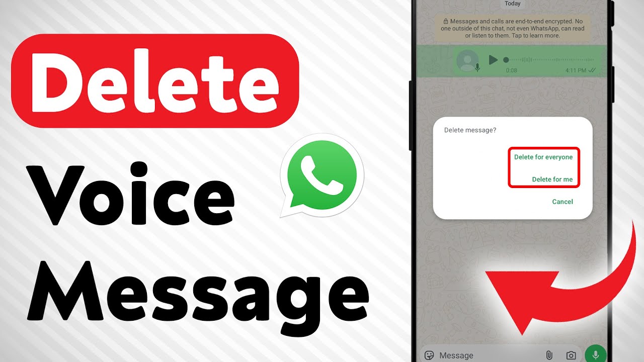 Как удалить голосовое сообщение в WhatsApp (обновлено)
