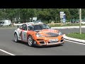 Rally Cars accelerating at Rallye des vins 2024