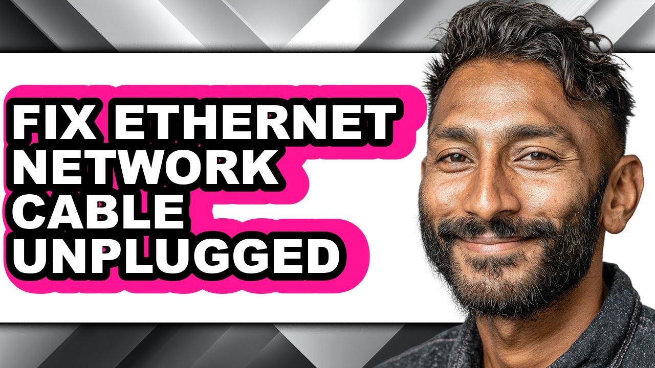 How to Fix Ethernet Network Cable Unplugged - Step by Step - YouTube