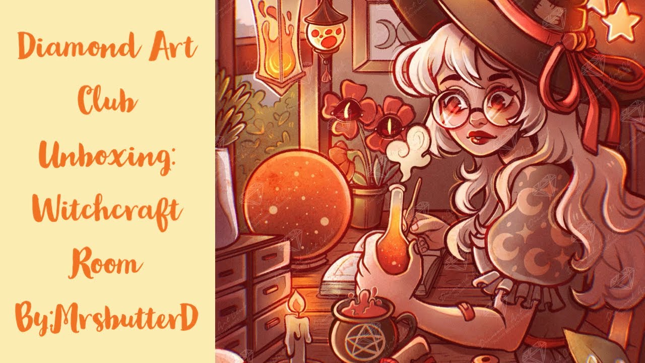 Diamond Art Club Unboxing Witchcraft Room By MrsbutterD YouTube