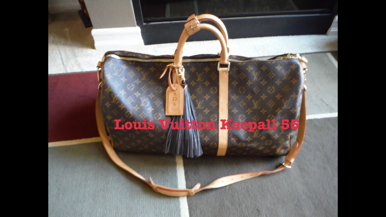 Louis Vuitton Keepall 55 Bandouliere review fabulosity style! - YouTube