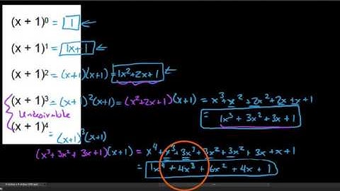 HPC , 9.5.1 , Binomial expansion, binomial coefficients, and Pascal