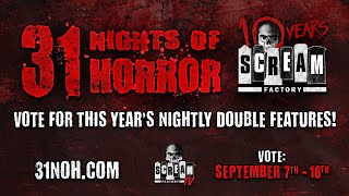 31 Nights Of Horror Starts October 1