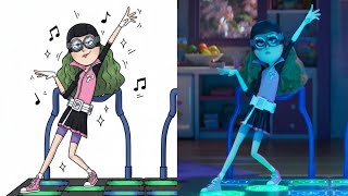 Despicable Me 4 🤣 Funny Drawing Meme | Gru & Maxine Sing Everybody Wants to Rule Meme Video ​P13