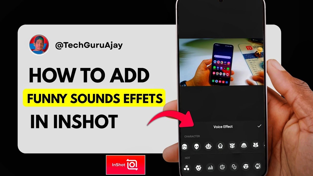 InShot Me Funny Sound Effects Kaise Add Karein | How to Add Funny Sounds in InShot App