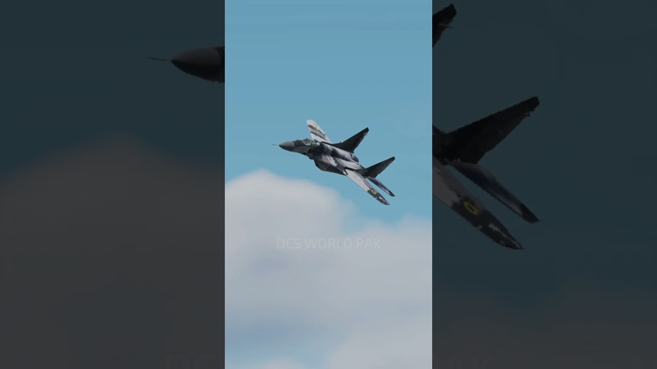 MiG-29 High Knife Edge Pass | Ukrainian AF 