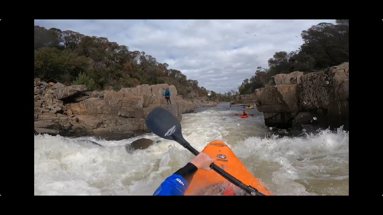 Whitewater Kayaking on North Esk Tasmania