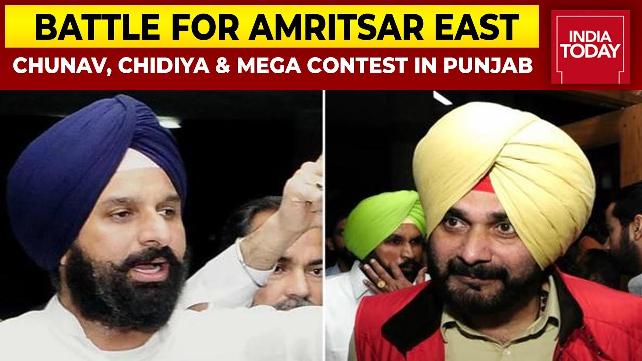 Chunav, Chidiya & Mega Contest In Punjab:  Arvind Kejriwal, Bhagwant Mann Slam Majithia-Sidhu