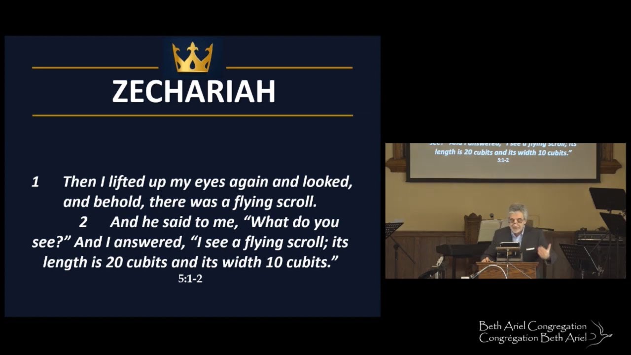 Zechariah sermon 8: "The Flying Scroll" - February 22, 2020 - YouTube