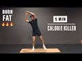 5 Min Calorie Killer Workout To Lose Weight | No Equipment