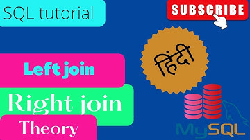 MySQL left join  and right join tutorial in Hindi | SQL tutorial |