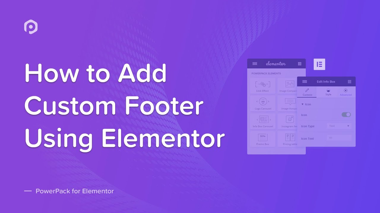 How to Create a Custom Footer on your Website Using Elementor Lite | PowerPack Elements Addon