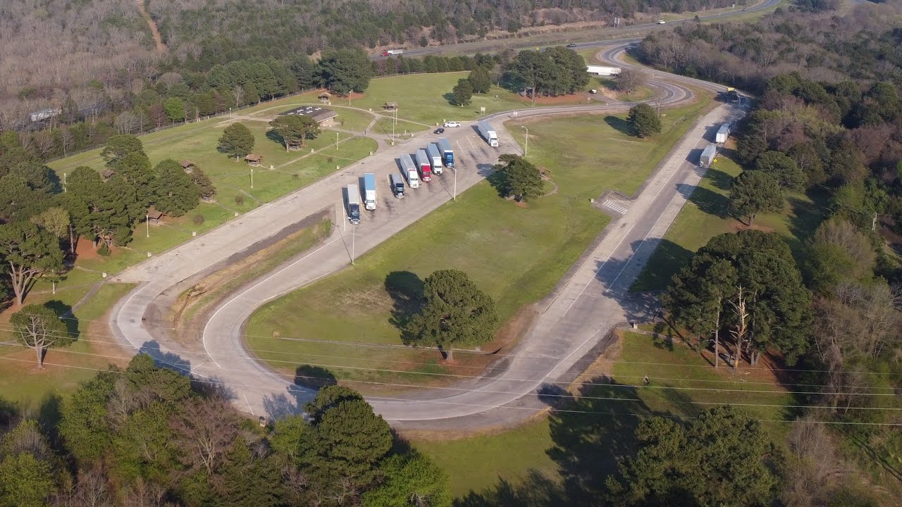 Arkansas Rest Area @ Ozark, AR I-40 E (March, 2023)