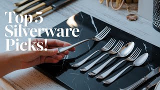 Top 5 Best Silverware Sets In 2025 โ Stylish & Durable Flatware Reviews!