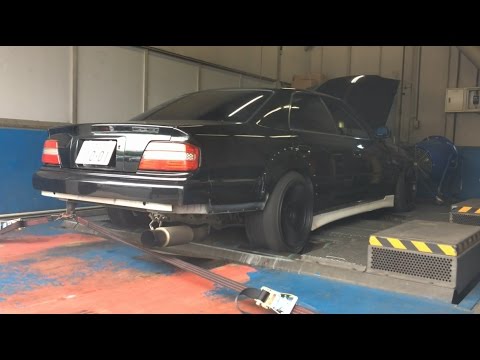 Jzx100 チェイサーの初パワーチェック Youtube